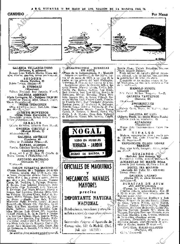 ABC MADRID 11-05-1973 página 70