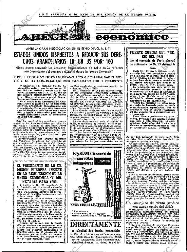 ABC MADRID 11-05-1973 página 71