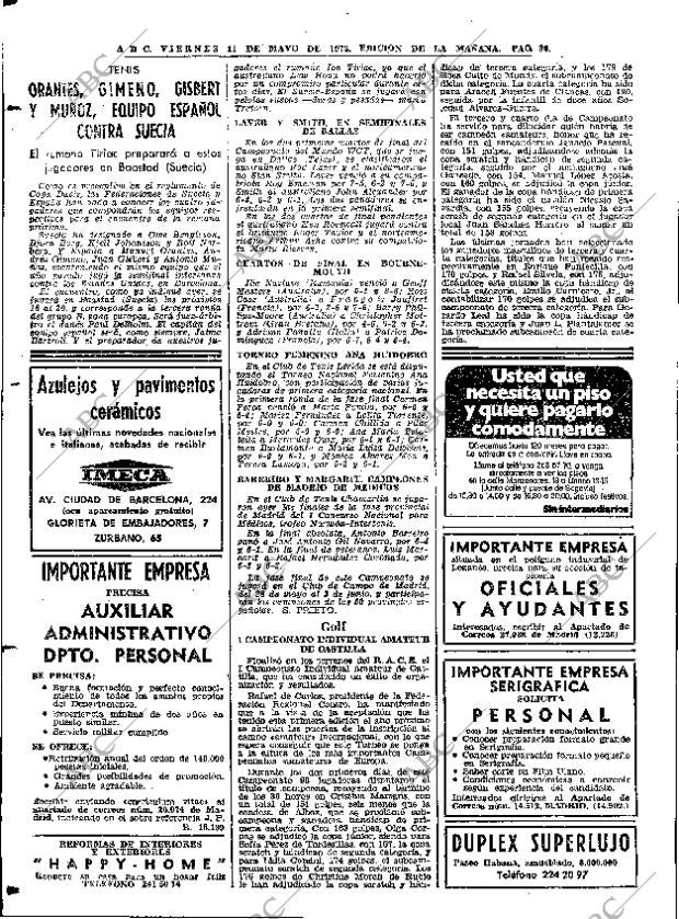 ABC MADRID 11-05-1973 página 86