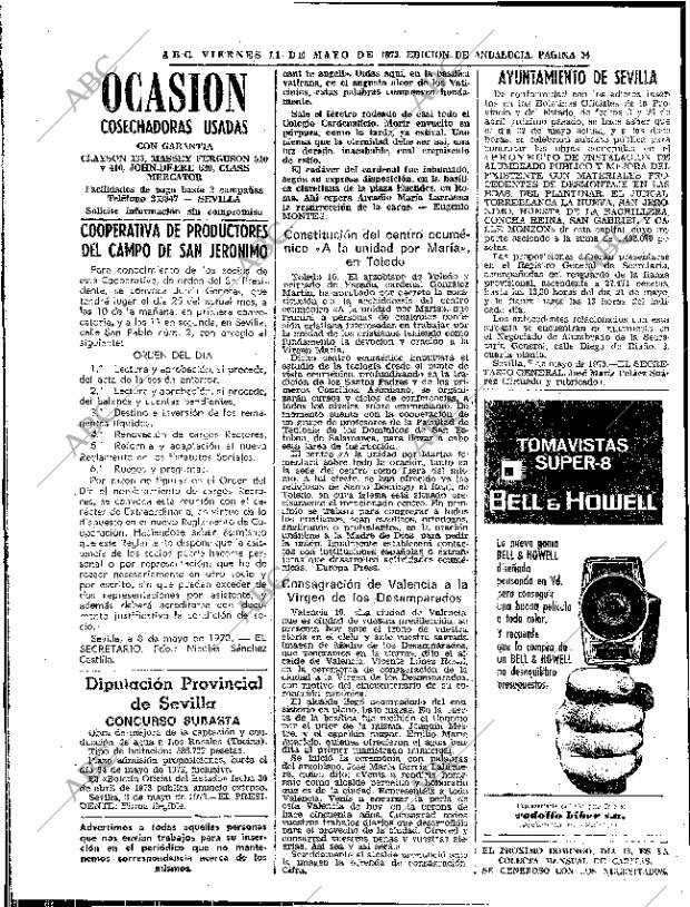 ABC SEVILLA 11-05-1973 página 54