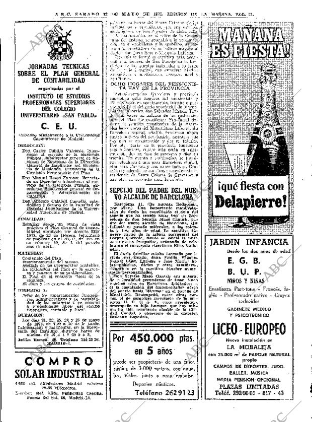 ABC MADRID 12-05-1973 página 62