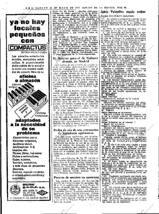 ABC MADRID 12-05-1973 página 64