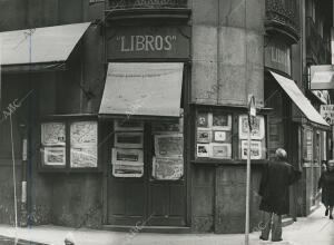 Librería Franchest, situada en la confluencia de las calles Arlabán y Cedaceros