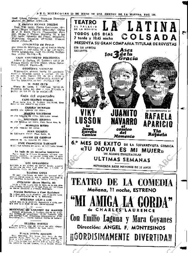 ABC MADRID 23-05-1973 página 101