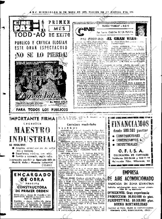 ABC MADRID 23-05-1973 página 102