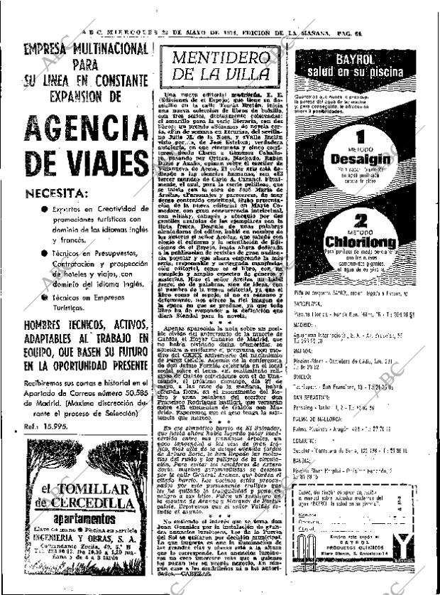 ABC MADRID 23-05-1973 página 64