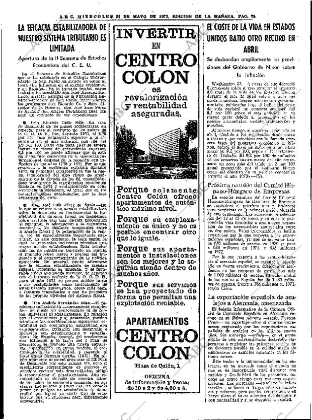 ABC MADRID 23-05-1973 página 75