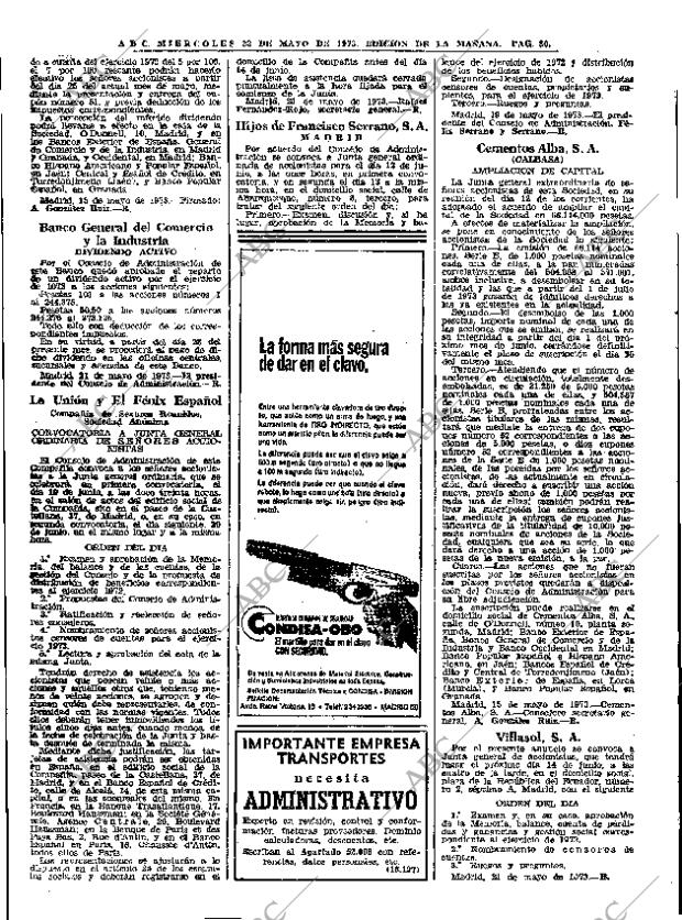 ABC MADRID 23-05-1973 página 80