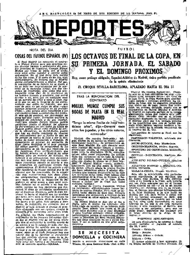 ABC MADRID 23-05-1973 página 81