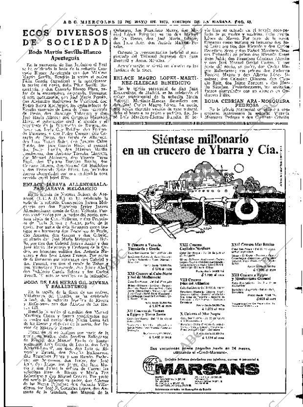 ABC MADRID 23-05-1973 página 89