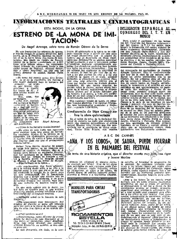 ABC MADRID 23-05-1973 página 97