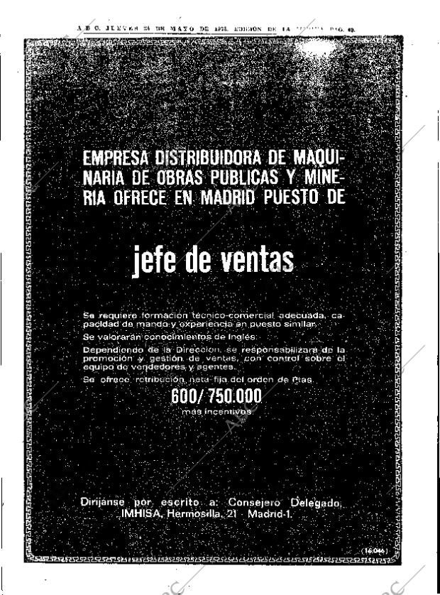 ABC MADRID 24-05-1973 página 38