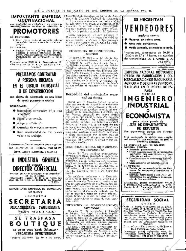 ABC MADRID 24-05-1973 página 40
