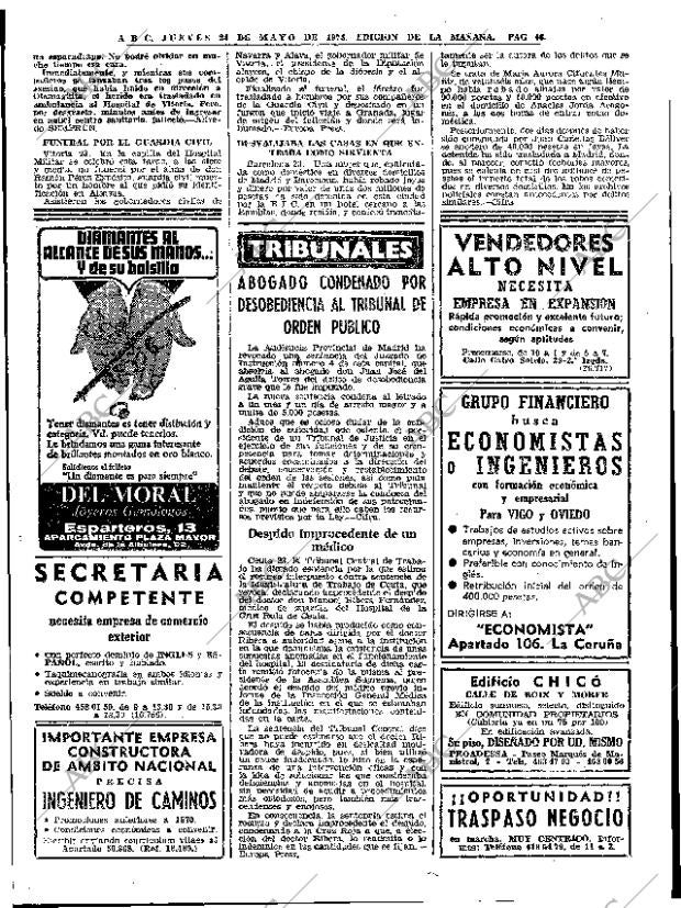 ABC MADRID 24-05-1973 página 44