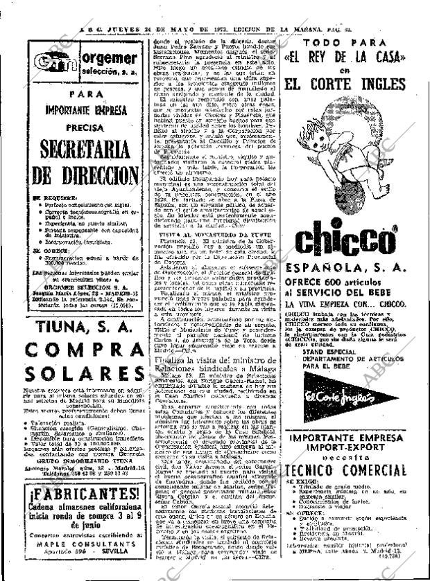 ABC MADRID 24-05-1973 página 50