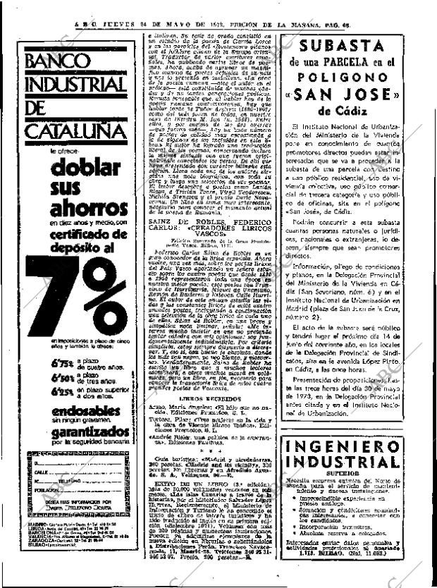 ABC MADRID 24-05-1973 página 64
