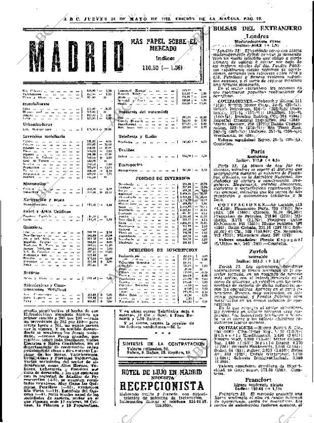 ABC MADRID 24-05-1973 página 77