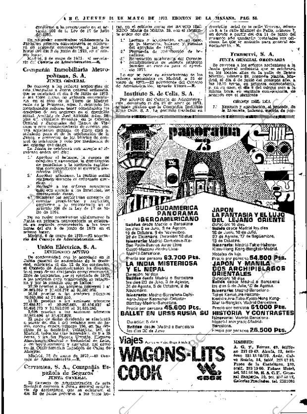 ABC MADRID 24-05-1973 página 81