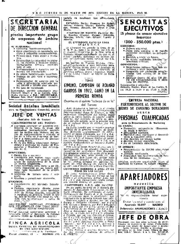 ABC MADRID 24-05-1973 página 84