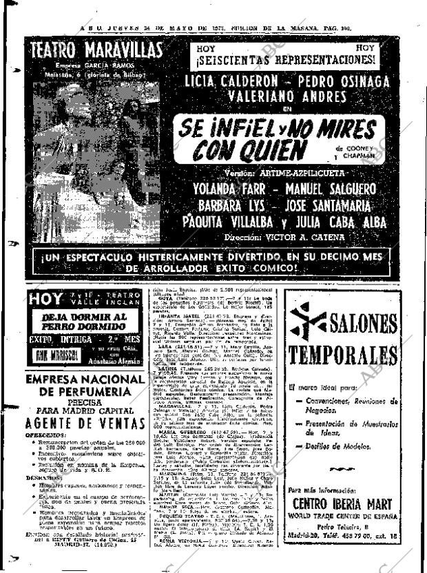 ABC MADRID 24-05-1973 página 98