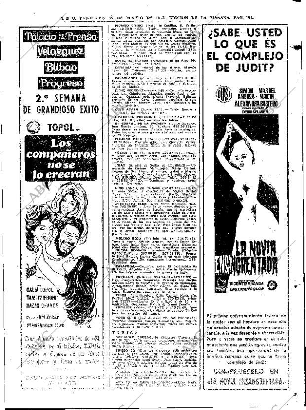 ABC MADRID 25-05-1973 página 107