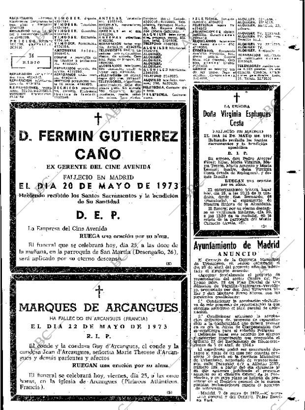 ABC MADRID 25-05-1973 página 123