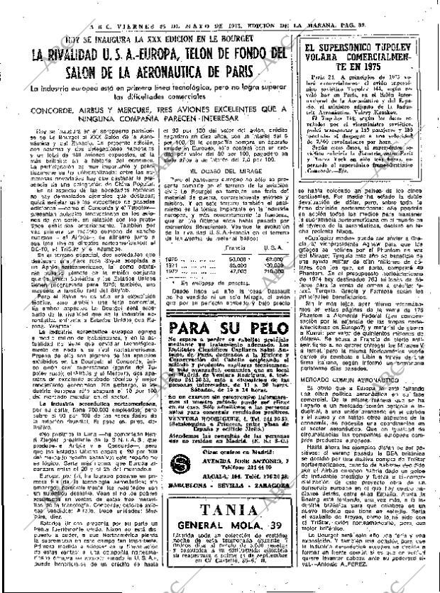 ABC MADRID 25-05-1973 página 39