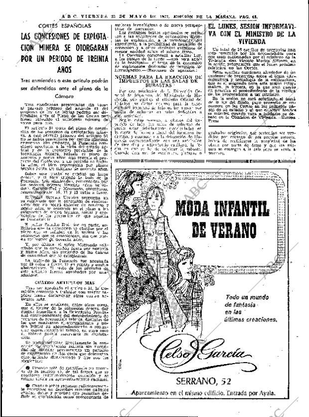 ABC MADRID 25-05-1973 página 45