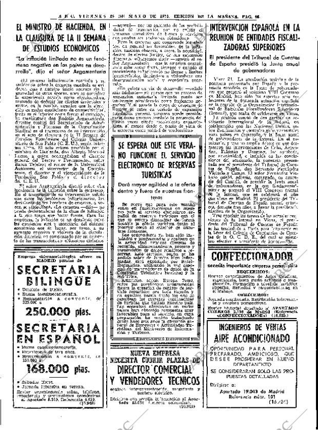 ABC MADRID 25-05-1973 página 46