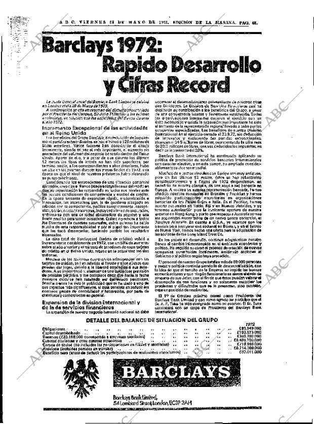 ABC MADRID 25-05-1973 página 48