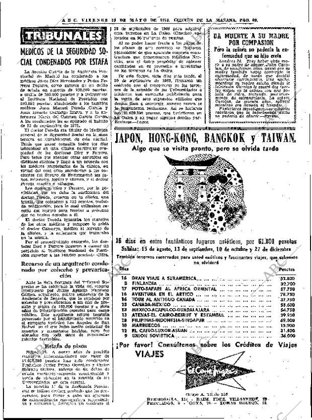 ABC MADRID 25-05-1973 página 49