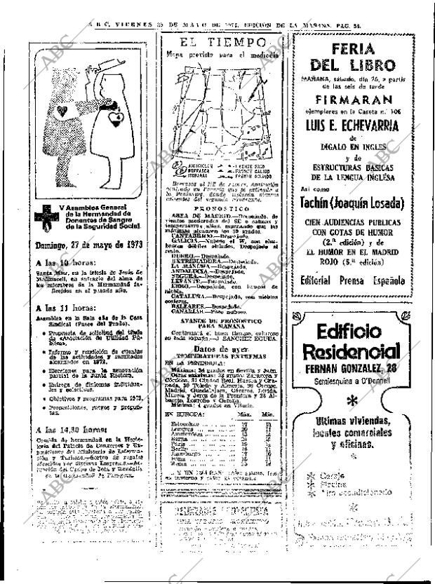 ABC MADRID 25-05-1973 página 54