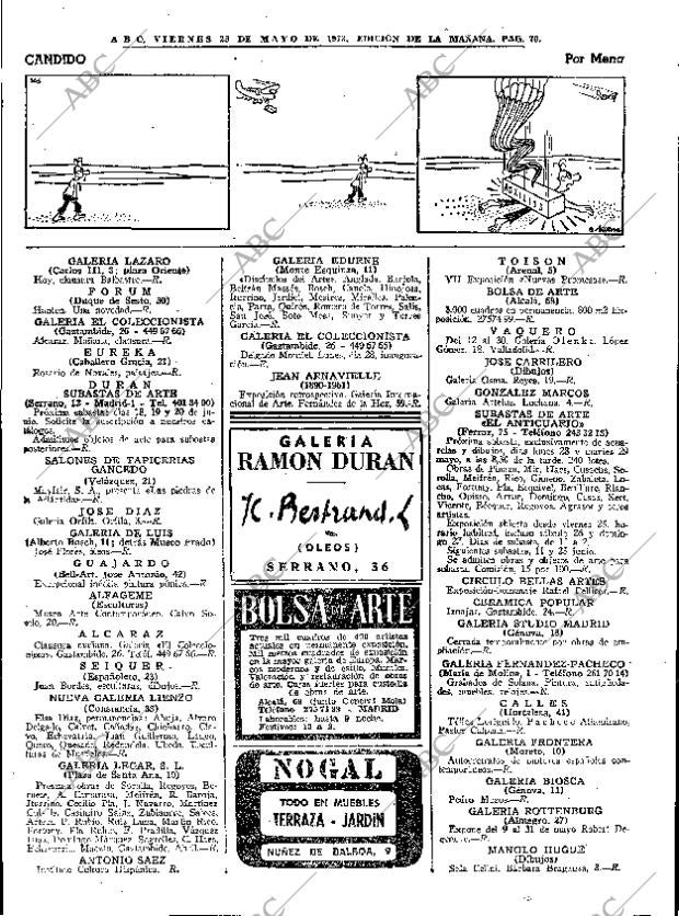 ABC MADRID 25-05-1973 página 70
