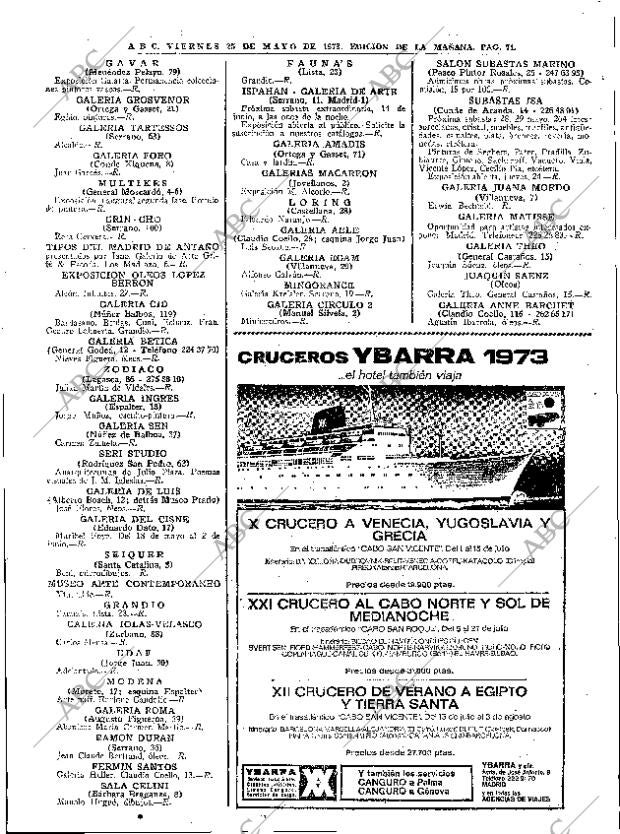 ABC MADRID 25-05-1973 página 71