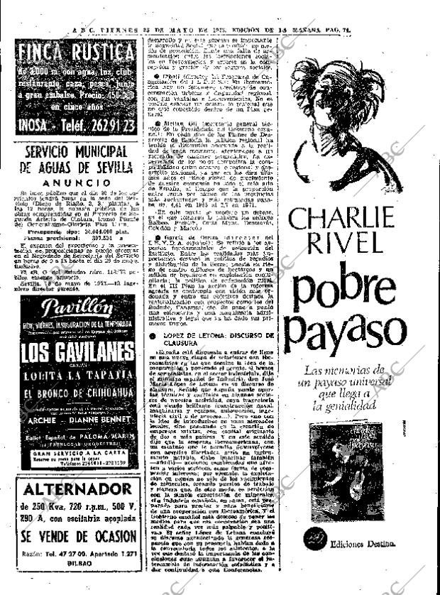 ABC MADRID 25-05-1973 página 74
