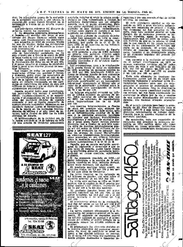 ABC MADRID 25-05-1973 página 81