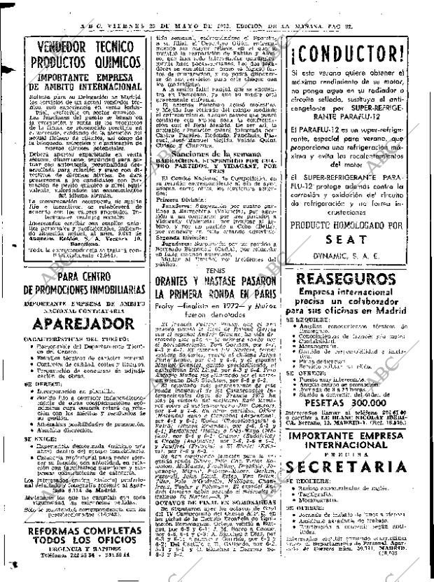 ABC MADRID 25-05-1973 página 92