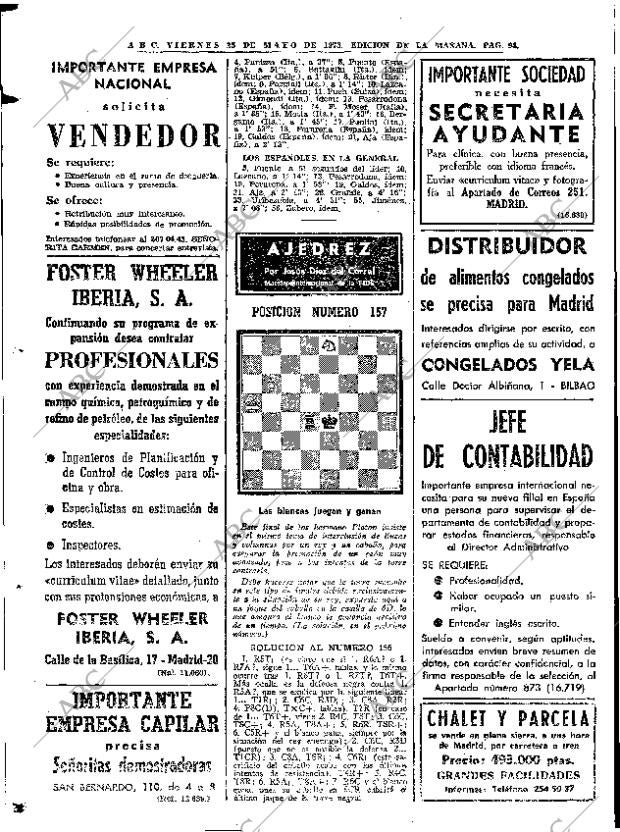 ABC MADRID 25-05-1973 página 94