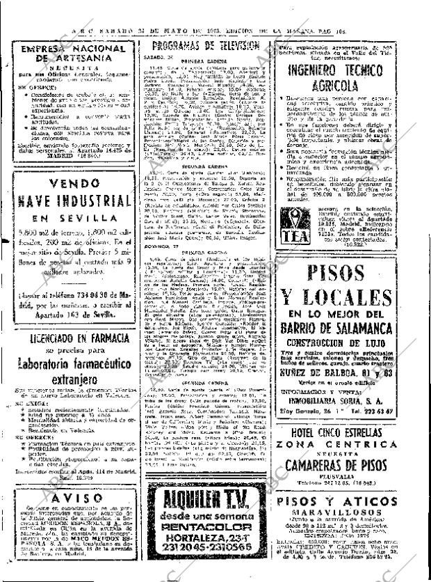 ABC MADRID 26-05-1973 página 106