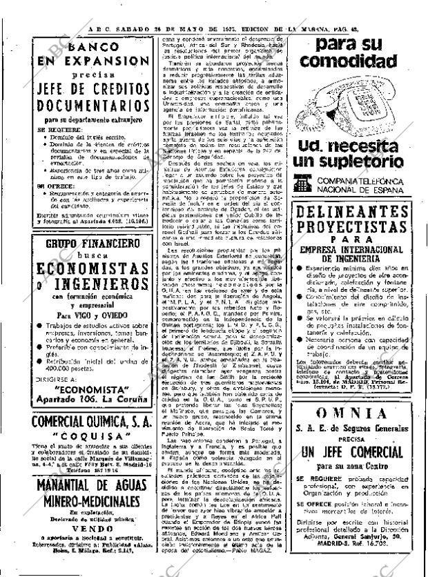 ABC MADRID 26-05-1973 página 40