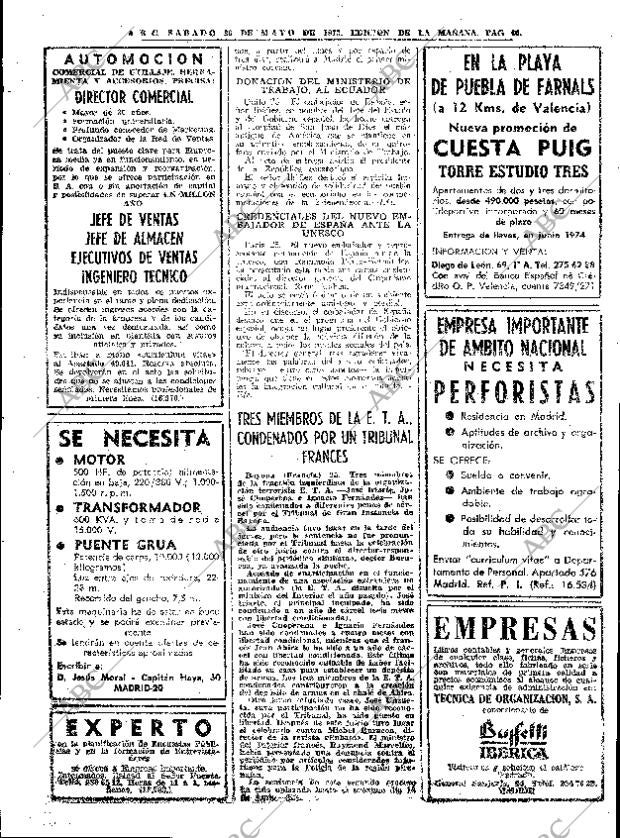 ABC MADRID 26-05-1973 página 44