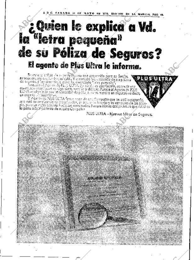 ABC MADRID 26-05-1973 página 46