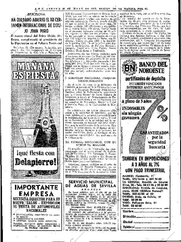 ABC MADRID 26-05-1973 página 59