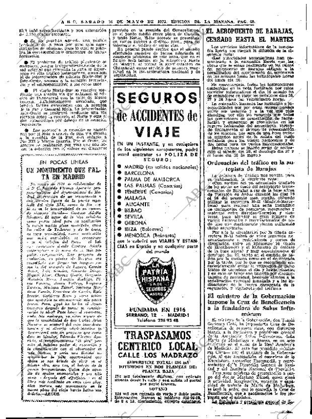 ABC MADRID 26-05-1973 página 63