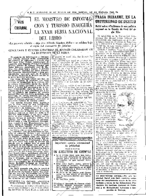 ABC MADRID 26-05-1973 página 73