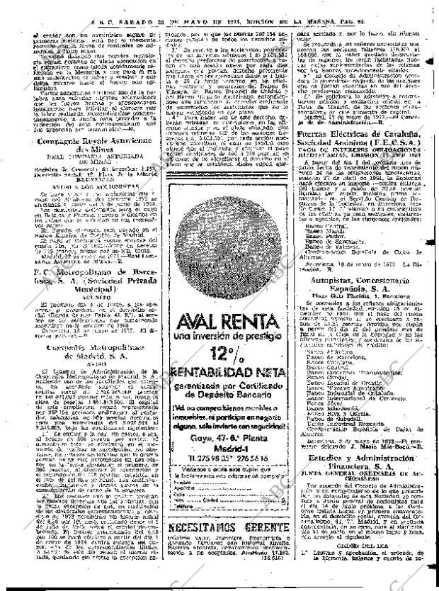 ABC MADRID 26-05-1973 página 87