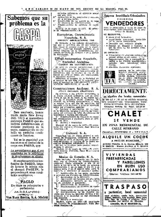 ABC MADRID 26-05-1973 página 88