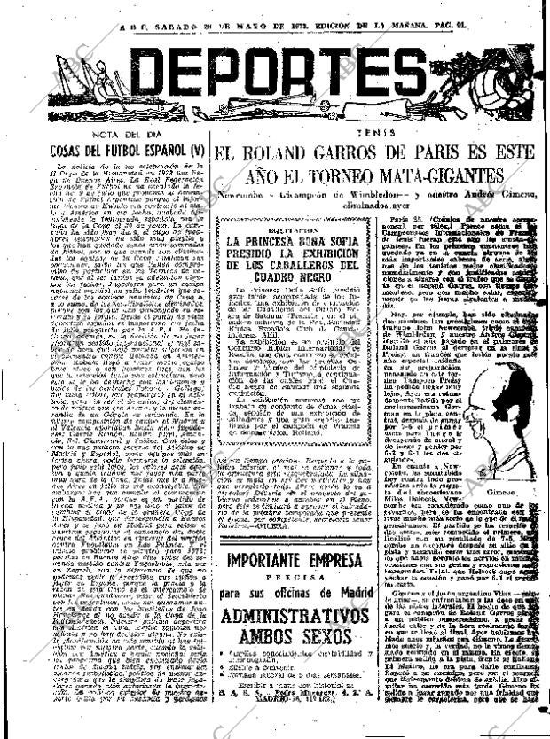 ABC MADRID 26-05-1973 página 89