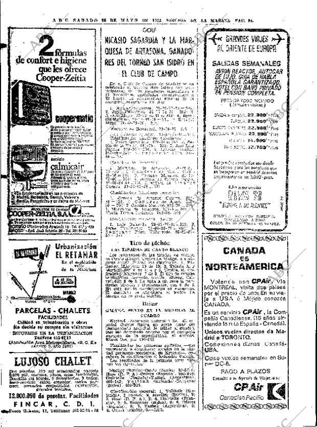 ABC MADRID 26-05-1973 página 92