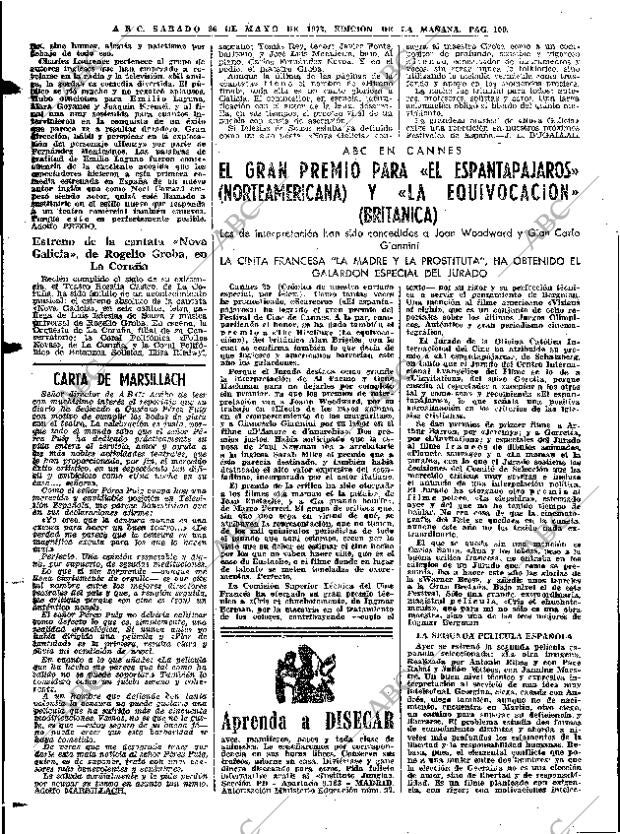 ABC MADRID 26-05-1973 página 98